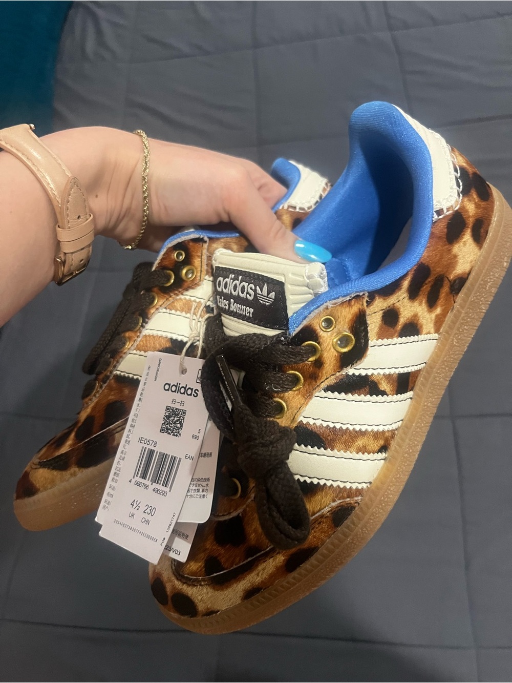 Adidas Leopard Print Sneakers